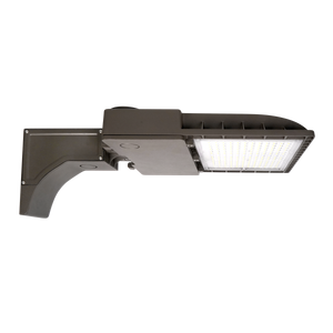 LED Shoebox Area Light 100W with durable die-cast housing designed for outdoor and roadway lighting applications