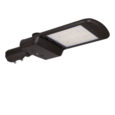 LED Shoebox Area Light - 3 CCT - Swappable Optics - 150/120/100W