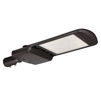 LED Shoebox Area Light - 3 CCT - Swappable Optics - 300/250/200W