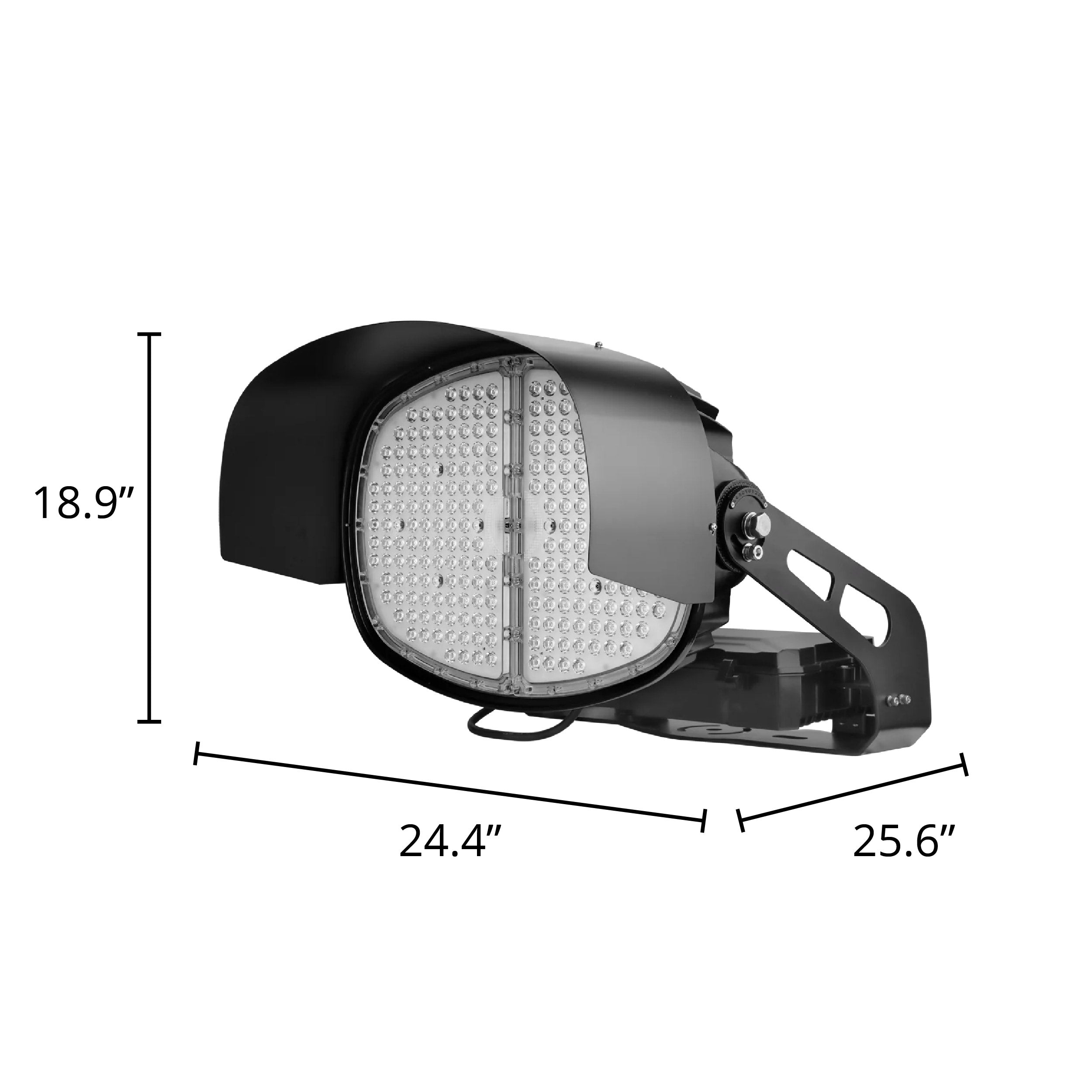 600W LED Stadium Light with Remote Driver Box, Heights 40 to 80 ft