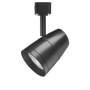 10W LED Trac-Lites Track Head with 4-CCT settings in black, designed for adjustable, energy-efficient lighting solutions