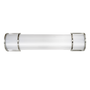 36" LED Vanity Light Brushed Nickel with acrylic shade, adjustable 3-CCT, damp rated, and dimmable for bathrooms