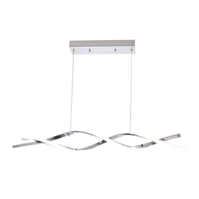 LED Wave Linear Pendant Light – 3-CCT – 35W