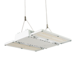 Linear LED Low Bay 130W commercial lighting fixture with compact design, glare control, and energy-saving features.