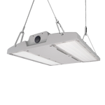 Linear LED High Bay light fixture with swappable optics, IP66, IK10 rating, 150W for tough environments