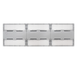 Linear LED High Bay with swappable optics, durable IP66 and IK10 rated, 400W industrial lighting fixture