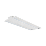 Linear LED High Bay – 175W with white aluminum frame and semi-frosted diffuser for commercial lighting.