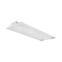 Linear LED High Bay – 210W fixture with durable white finish and semi-frosted diffuser for indoor commercial lighting