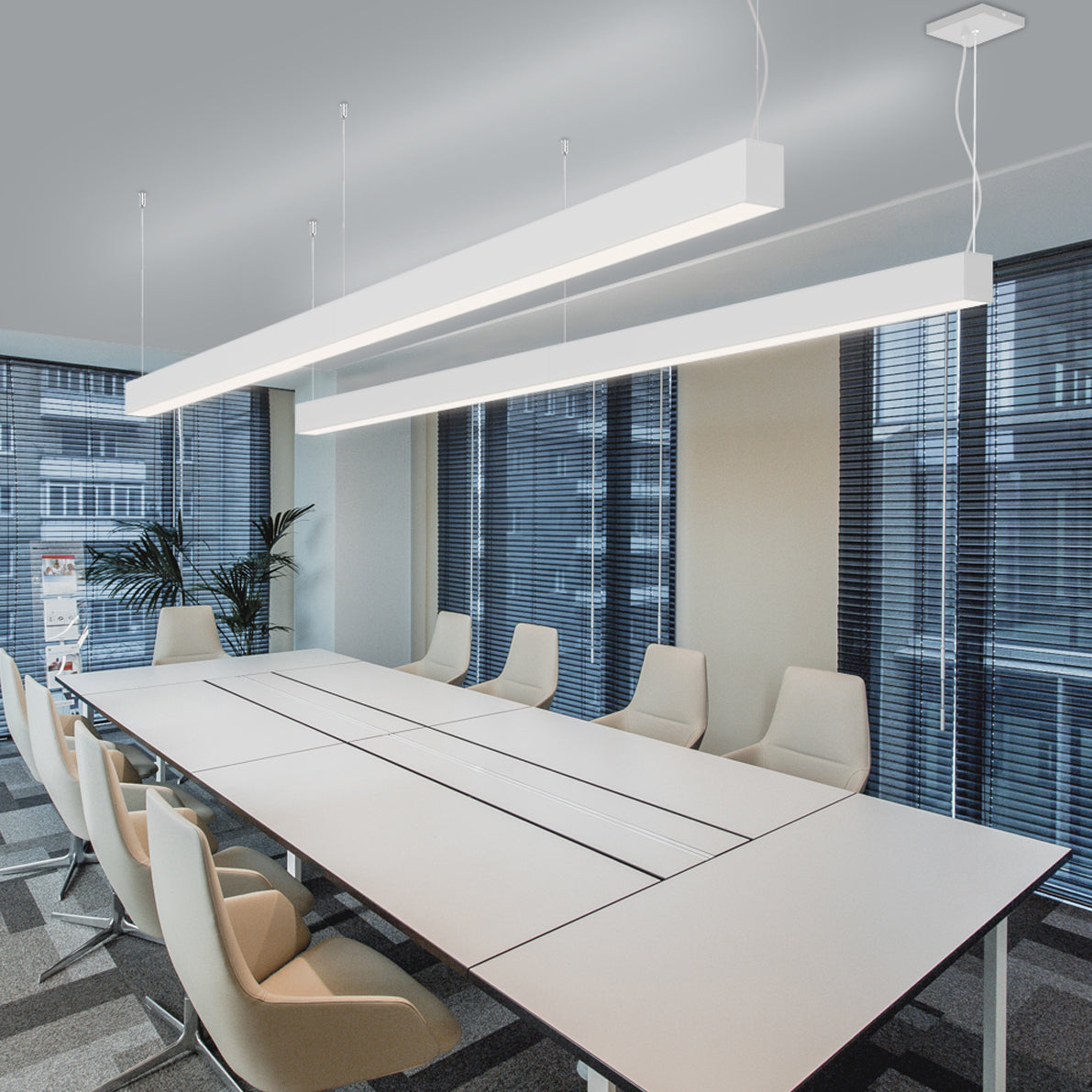 4ft 50W Selectable Architectural LED Linear Up/Down Light