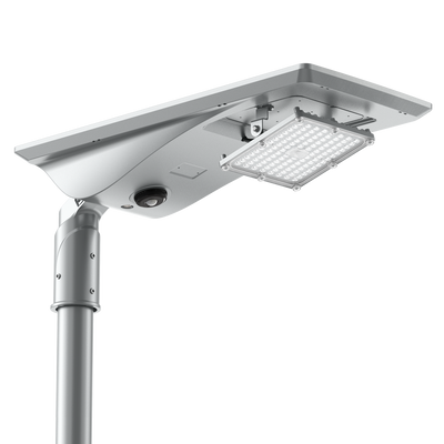 Solar LED Area Light with Tiltable Lens - 30W