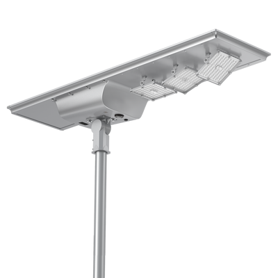 Solar LED Area Light with Tiltable Lenses - 100W