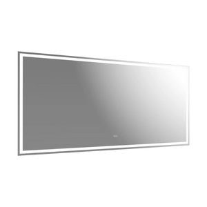 70W Selectable RAB Lighted Frameless Vanity Mirror, 72" x 36"