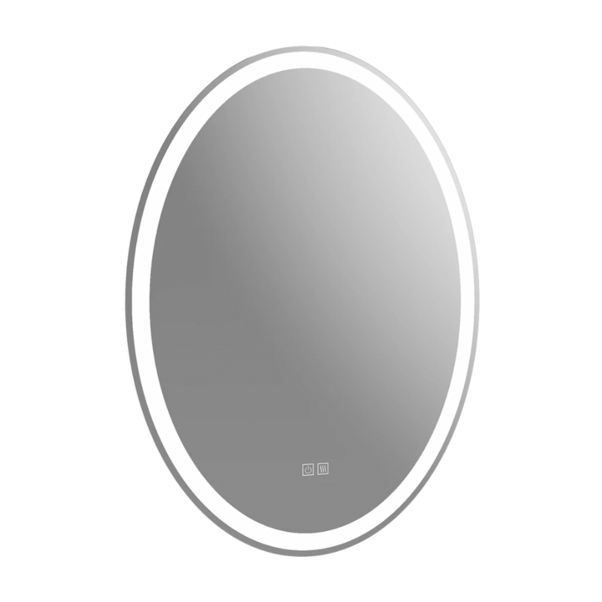 RAB Color-Selectable Round Frameless Vanity Mirror – 46W, 24" x 32"