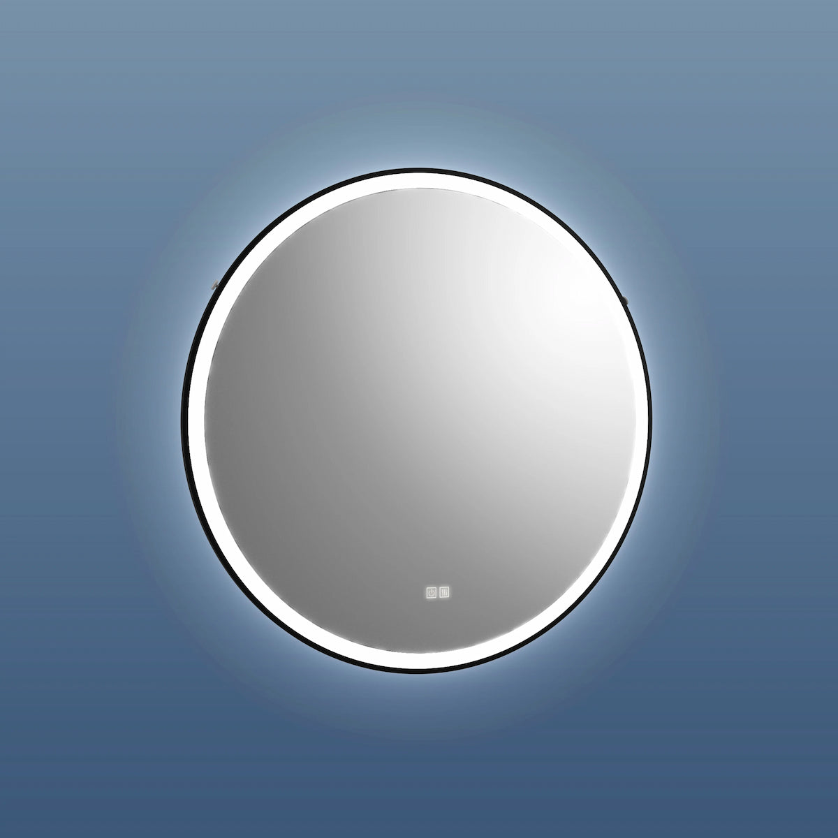RAB Color-Selectable Round Lighted Vanity Mirror – 47W, 36”