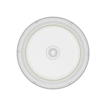 LED Canopy Light with Uplight 3 CCT 100/75/50/30W top view showing round design and mounting holes