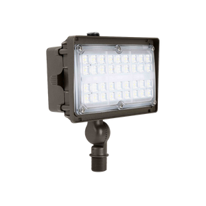 Mini LED Flood Light 45W with durable housing and adjustable mount for outdoor landscape and architectural lighting