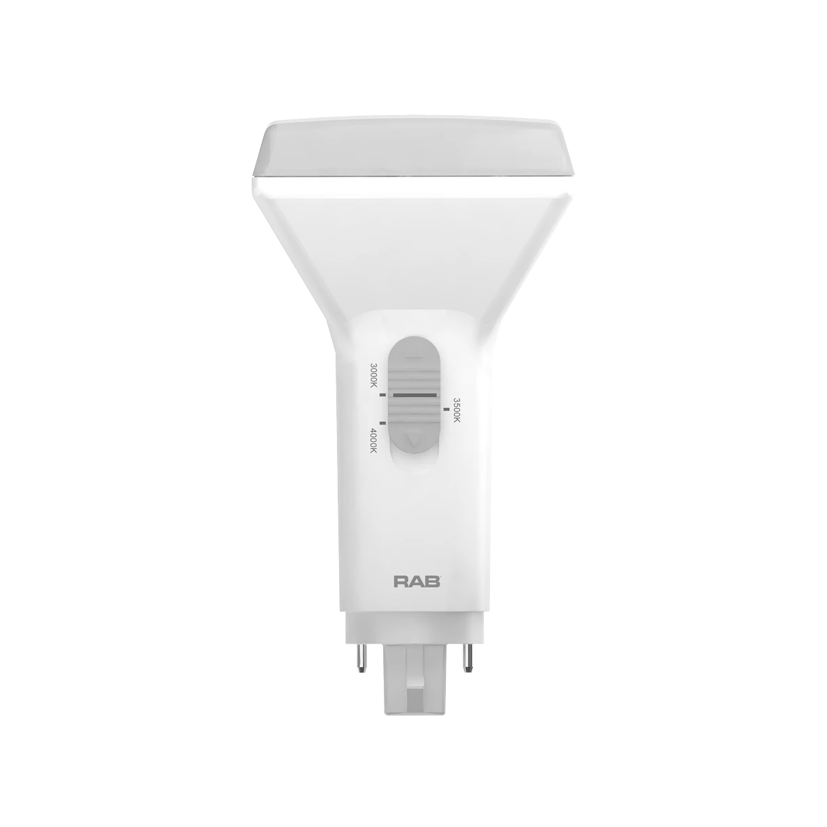 8.5W PLC LED Bulb Replaces 18W, 26W & 32W CFL - 2-pin G24d - Vertical Install - Type A/B - Field Selectable