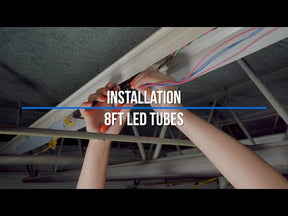 8ft LED Tube - 40W / 7,200 lm - Ballast Bypass