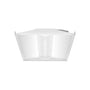 2x2 LED Troffer 3 CCT 18/25/30W RAB SWISH34 with 24-gauge steel housing and high reflectance finish lighting fixture