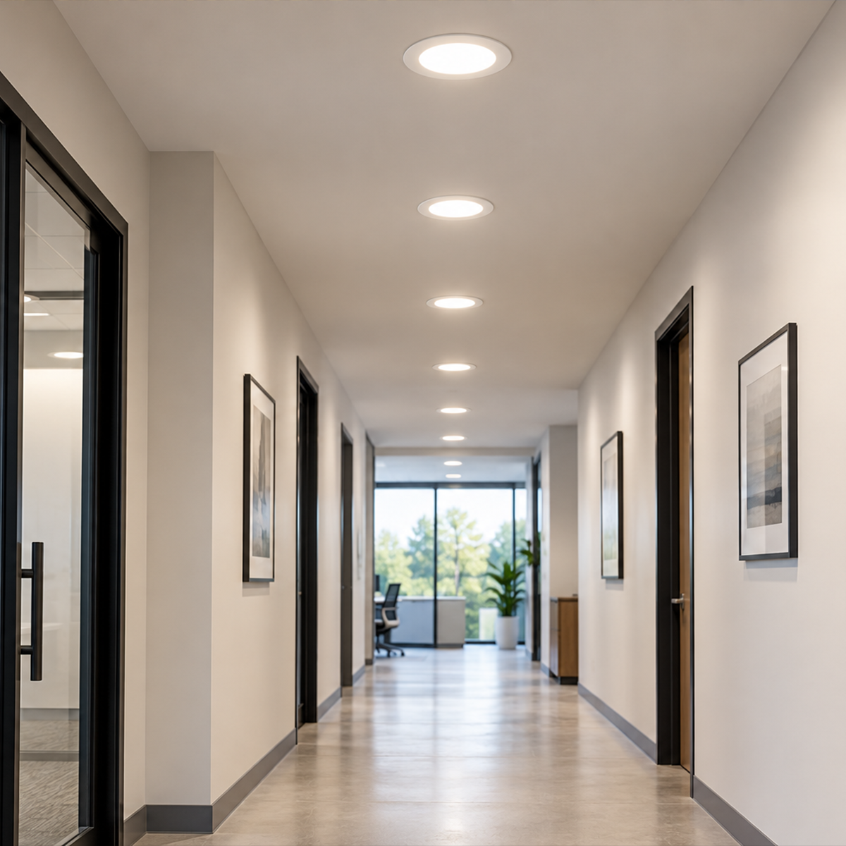 6" 12W Selectable LED Wafer Light