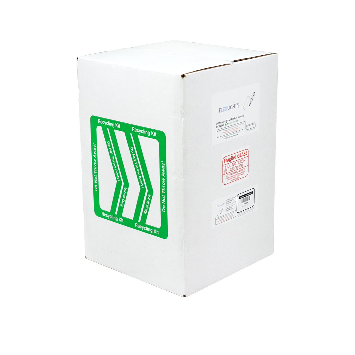 Recycling Kit for 2ft U-Shape Fluorescent Tubes