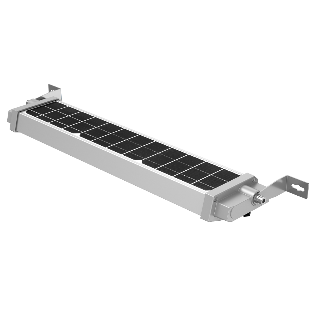 Solar Sign Billboard and Area Light with slim solar panel design and adjustable mounting brackets for versatile outdoor lighting