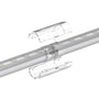 10ft LED Sign Tube Double Side 52W Type B with connector for seamless lighting and easy installation in two pieces