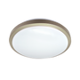15" Single Ring LED Ceiling Light with slim modern design and adjustable 5-CCT 22W lighting in gold finish.