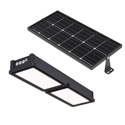 Solar LED Canopy Light with Bi-Facial Solar Panel