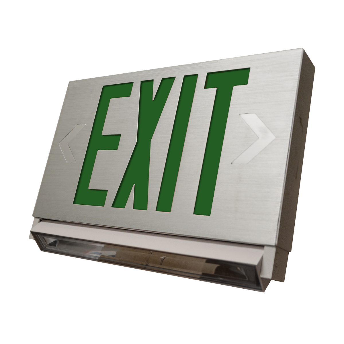 Exit Sign Mini MaxLite Thin Aluminum Exit Sign & Emergency Light
