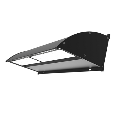 Solar LED Wall Pack Light with Bi-Facial Solar Panel