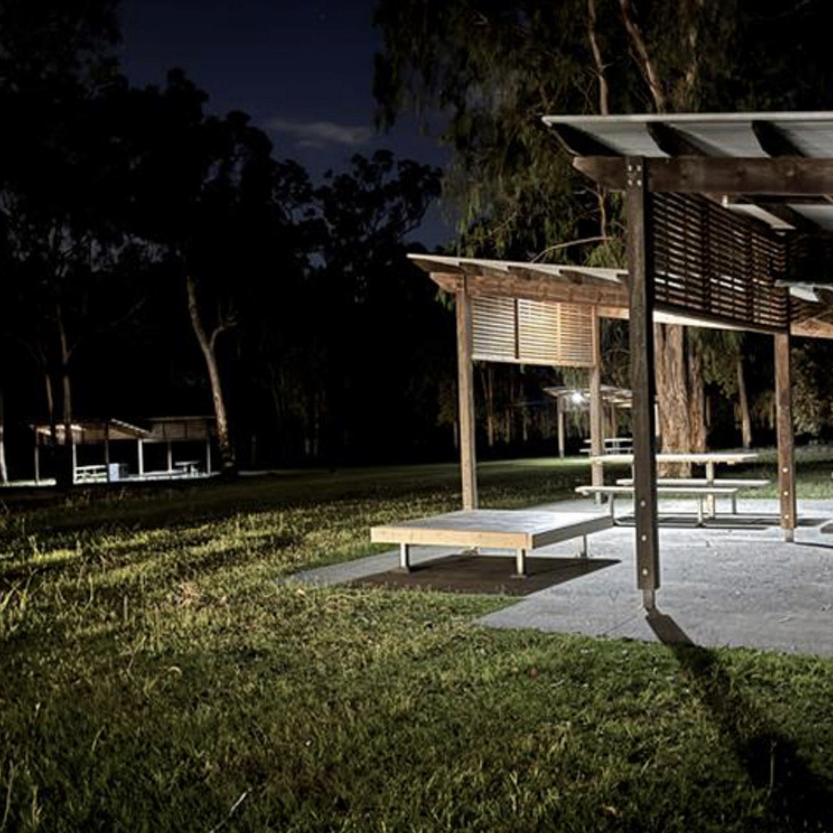 15W Solar LED Canopy Light, Flexible Panel