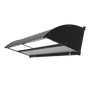 Solar LED Wall Pack Light with sleek black housing designed for facade and perimeter lighting applications