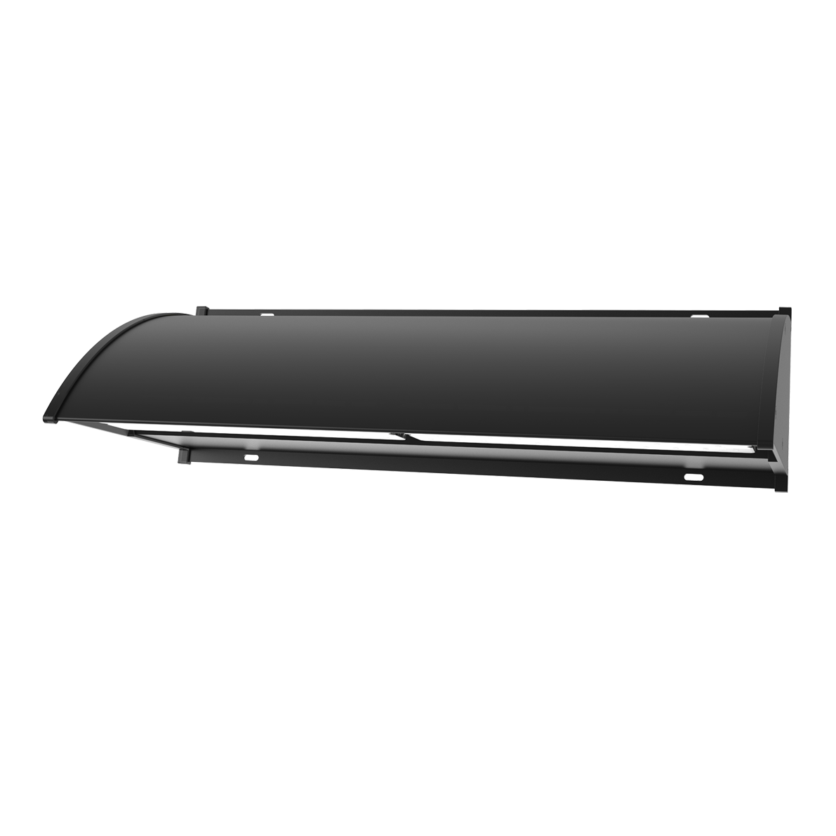 Solar LED Wall Pack Light with sleek black vandal-proof housing and flexible solar panel for versatile mounting options