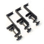 Clamp Mount Bracket Set (3pcs/set) designed for quick and easy installation of LED Living Solar LED sign lights