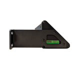 Side view of SB Solar LED Sign & Billboard Light showing battery health indicator on black metal bracket