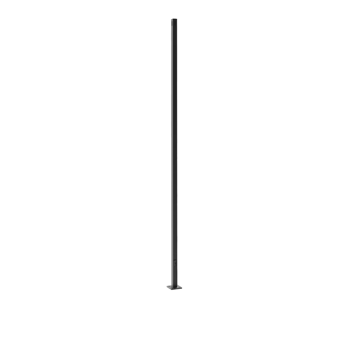 Square Steel Light Pole - 4"