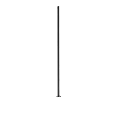 Square Steel Light Pole - 4"
