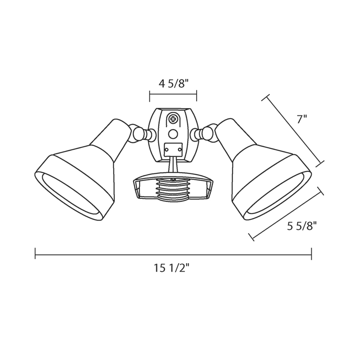RAB STL110H/L Dual Head Flood Light