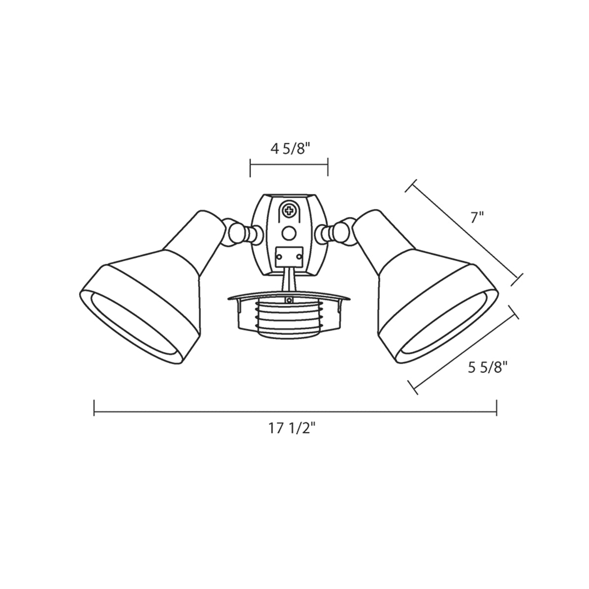 RAB STL200H/L Dual Head Flood Light