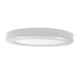 12" Surface Mount LED Downlight with sleek white rim, ultra-thin design, and adjustable color temperature options
