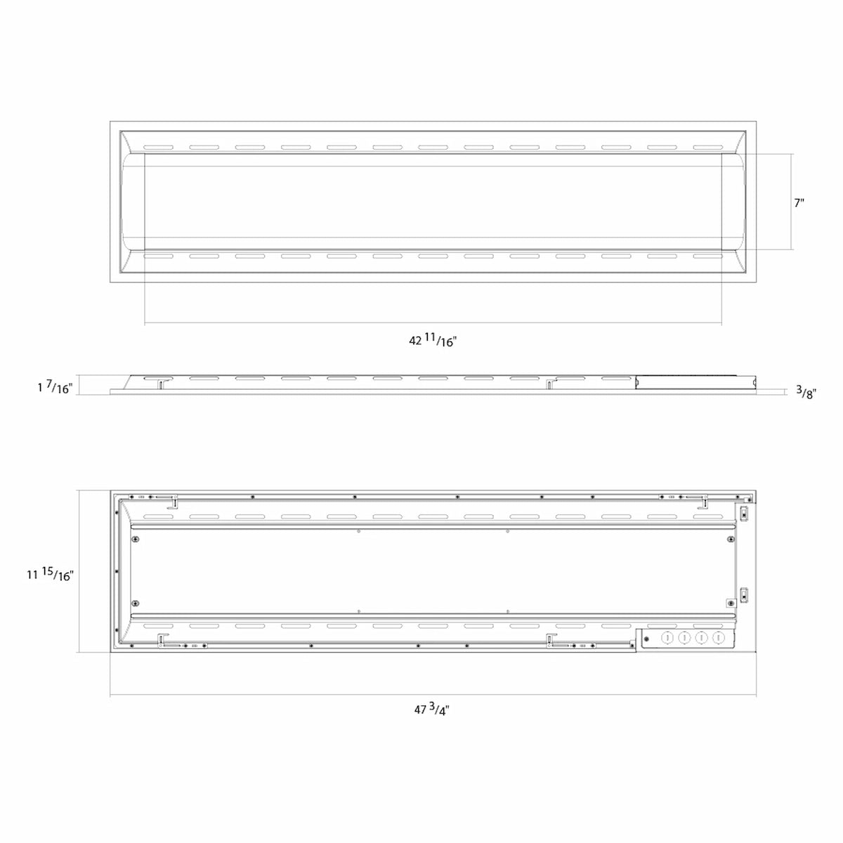 1x4 35W Selectable RAB SWISH AIR Air-Return Troffer