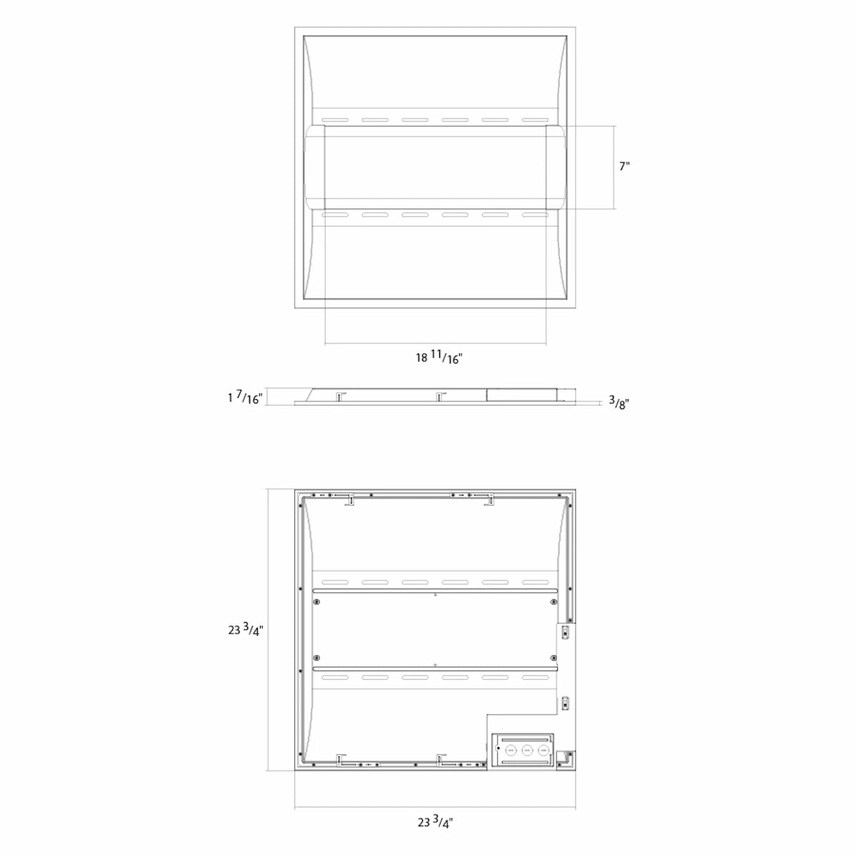 2x2 35W Selectable RAB SWISH AIR Air-Return Troffer