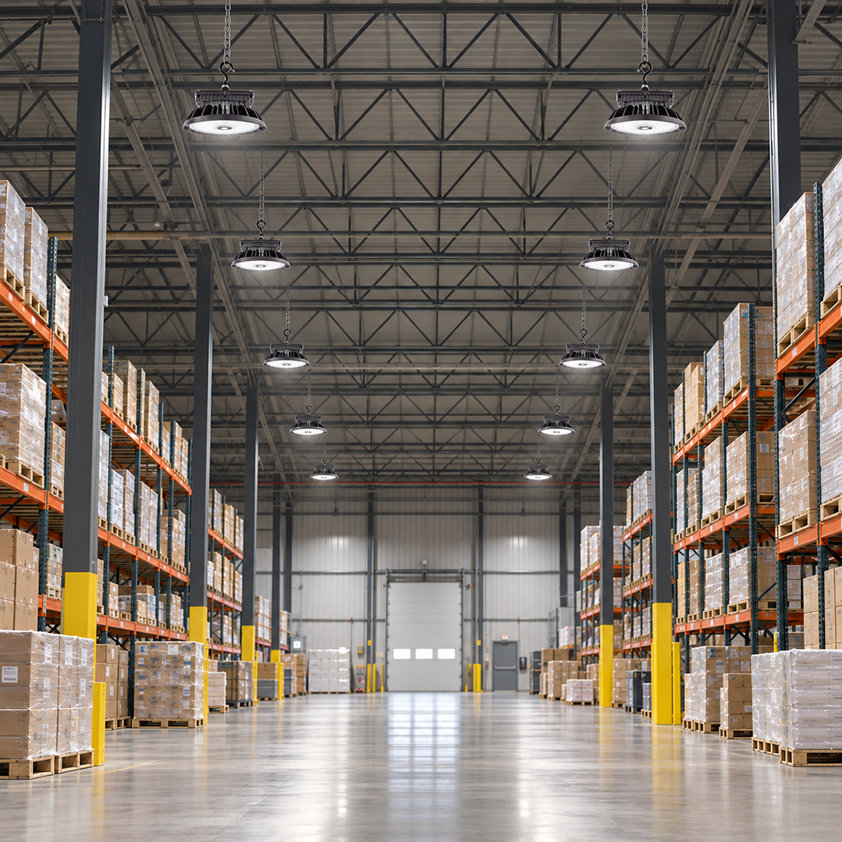 310W Selectable UFO LED High Bay, Ceilings 30 to 40 ft