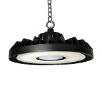 UFO LED High Bay 150/120/100/80W hanging industrial light with high lumen output and durable design