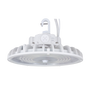 UFO LED High Bay 3-CCT light fixture with waterproof die-cast aluminum housing and hanging hook for industrial use