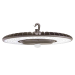 UFO LED High Bay 350W industrial light fixture with hook mount designed for high ceiling energy-efficient illumination