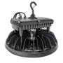 UFO LED High Bay lighting fixture with durable heat sink and hook for easy installation in commercial spaces.