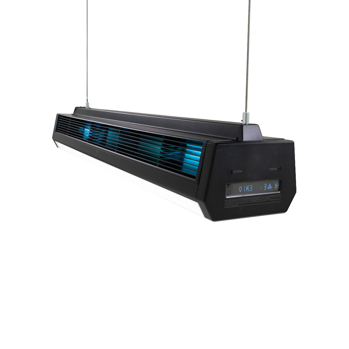 UVC Air Disinfection + Overhead LED Lighting All in One