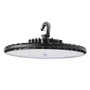UFO LED Low Bay 2-CCT industrial light with hook mount and adjustable wattage for versatile high-efficiency lighting.